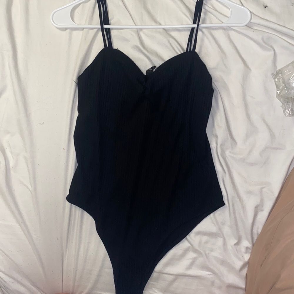 Size Large Forever 21 Black Bodysuit